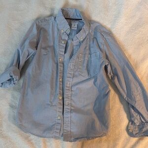 Carter's Light Blue Striped Button Down Shirt